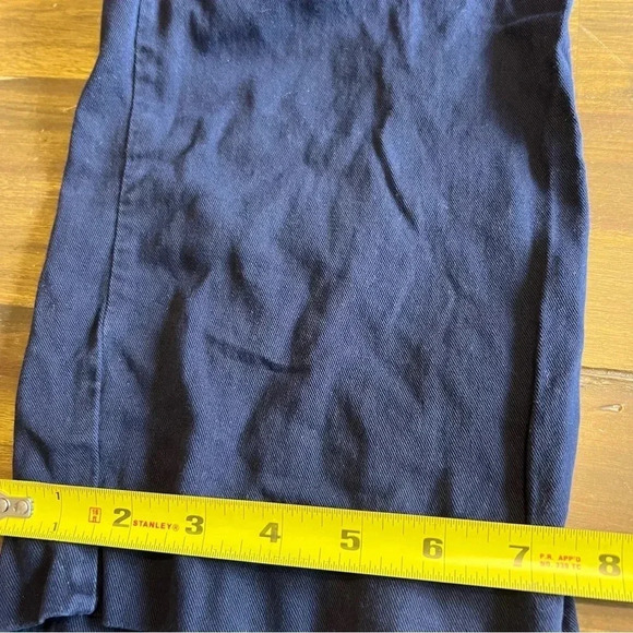 Xirena Navy Blue Thatcher Pants Button Fly Straight Leg Relaxed XS - Picture 9 of 14